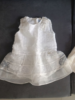 Set of 2 baby dresses, Mayoral 80cm and unbranded 3-6 months