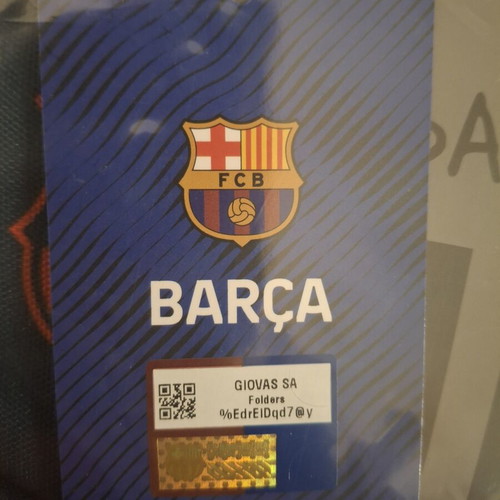 FC Barcelona "BARCA BARCA" school pencil case barrel new, Back Me UP