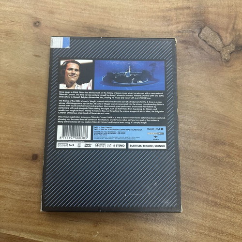 Tiësto In Concert Arnhem Gelredome 2004 2 DVD special edition like new