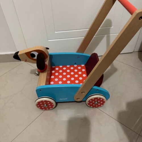 Janod Wooden Puppy Walker 12m+ like new