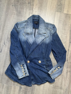 Denim jacket for women, blue, size S