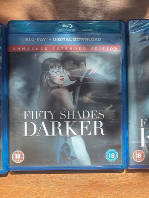Fifty Shades trilogy Blu-Ray with English subtitles