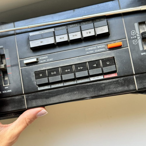 Vintage radio cassette player used, excellent working condition