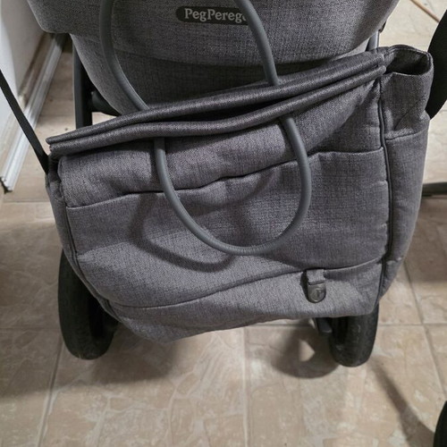 Peg Perego Book 3 in 1 baby stroller with bassinet and seat