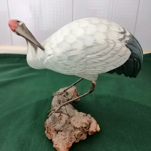 Wooden handmade birds like new, decorative