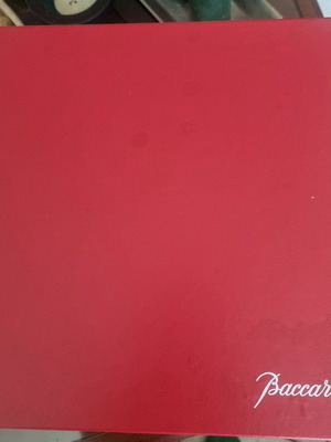 Baccarat packaging box like new