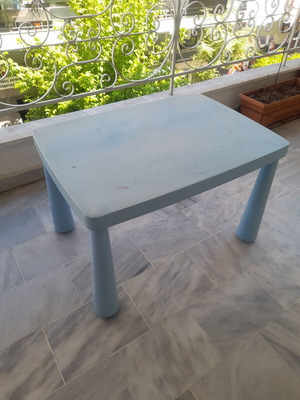 Mammut children's plastic table used, IKEA