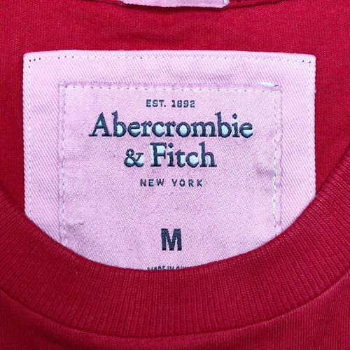 Abercrombie & Fitch Men's T-shirt red Muscle Fit size M like new