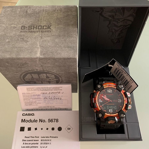 Casio G-SHOCK Mudmaster Flare Red 40th Anniversary GWG-2040FR-1AER New