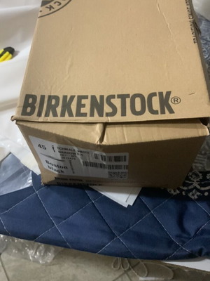 Birkenstock Boston παντόφλες δέρμα μαύρες καινούργιες 45