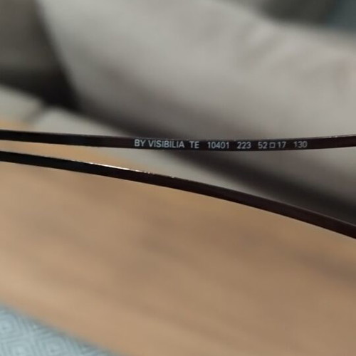 Trussardi eyeglasses like new, white with single lens