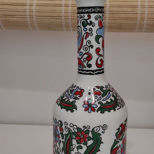 Metaxa collectible bottle like new, porcelain, large size