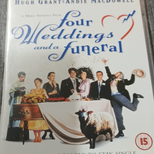 Four Weddings and a Funeral DVD new with Greek subtitles