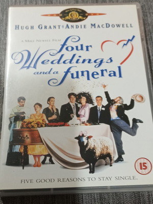 Four Weddings and a Funeral DVD new with Greek subtitles