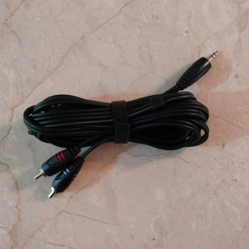 High Performance OFC RCA to 3.5mm Jack Audio Interconnect 3m new