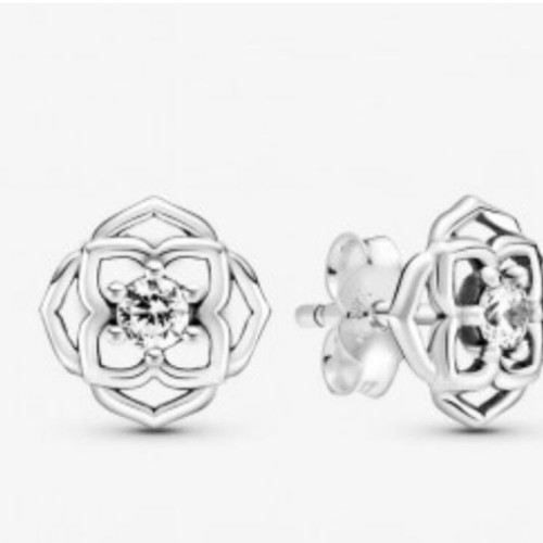 Pandora silver earrings new