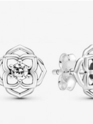 Pandora silver earrings new