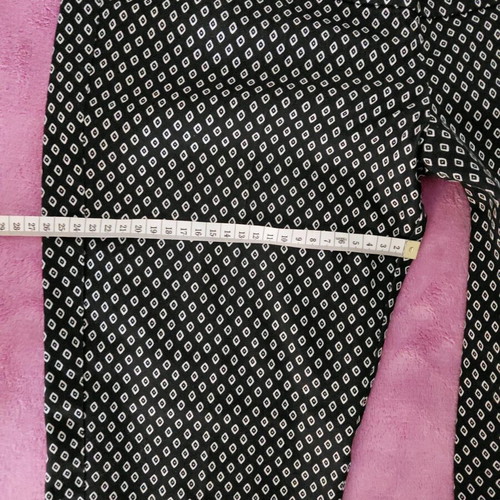 H&M fabric maternity pants used, black and white