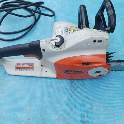 Stihl MSE 230 C-B electric chainsaw used