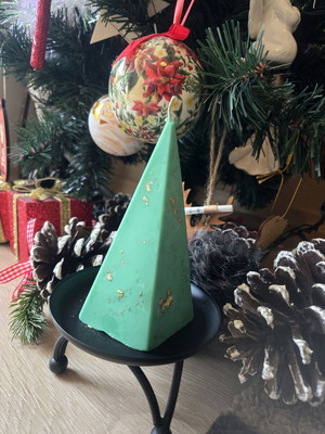 Cone Candle custom made from soy wax