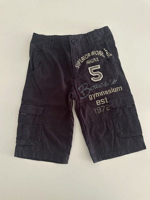 Benetton children's cargo shorts dark blue with adjustable waist like new