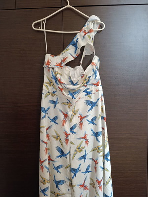 Molly Bracken one-piece jumpsuit like new, size L, white multicolor