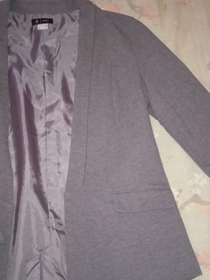 Blazer La Redoute new gray cotton size S-M