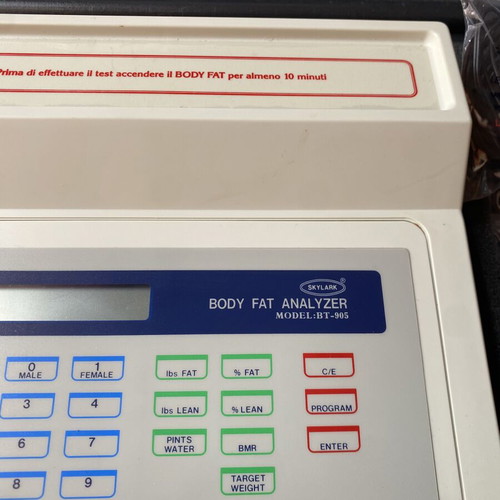 Professional Portable Body Fat Analyzer like new with calibration kit