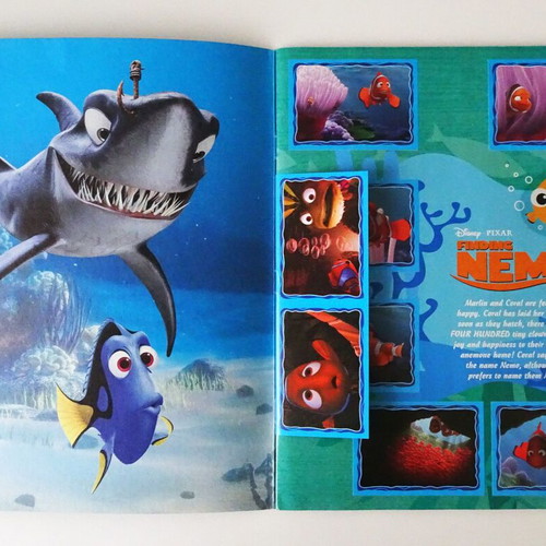Panini Finding Nemo album English edition used 100% complete