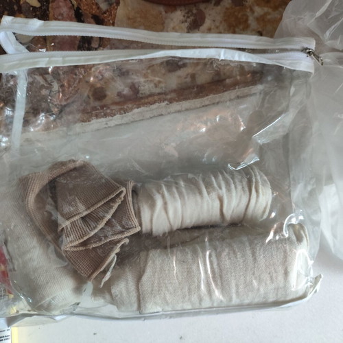 Anti-thrombotic socks XL and bandages used set