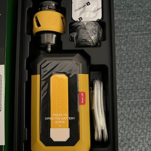 Vaporesso Armour Max 220W Box Mod Kit, yellow orange
