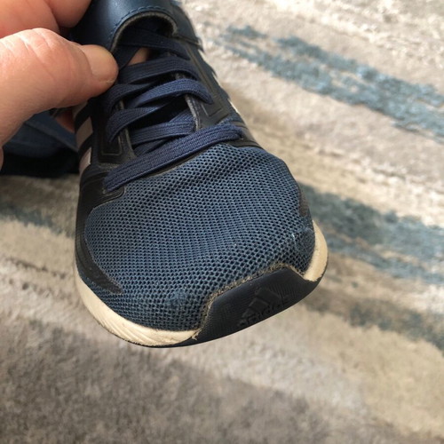 Adidas Runfalcon athletic shoes used, size 28, blue