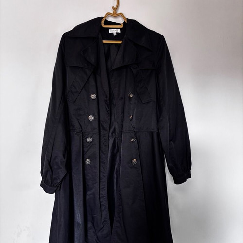 Kookaï Black Women's Trench Coat Like New Size M