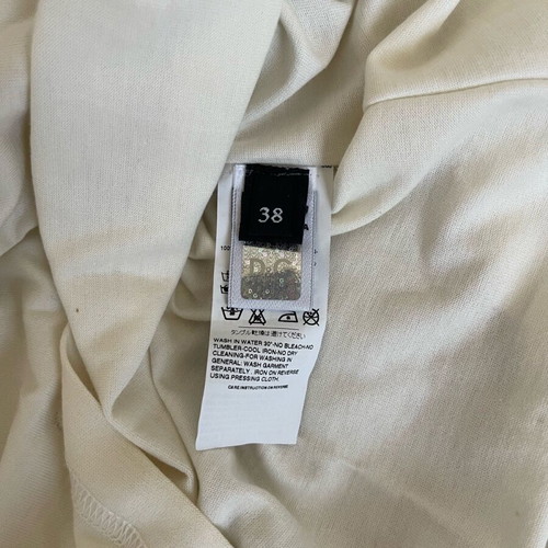 Dolce & Gabbana vintage tank top new, size M, white and yellow