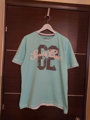 Men's T-shirt XL with print like new, 100% cotton