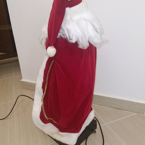 Santa Claus large 60 cm used, mechanism not working