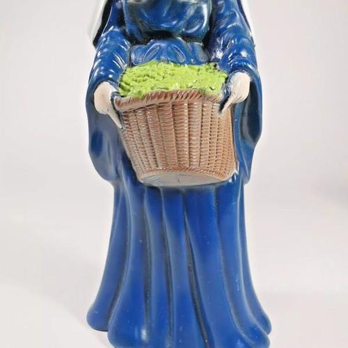 Advertising nun figurine used from Blue Nun wine stand 70s