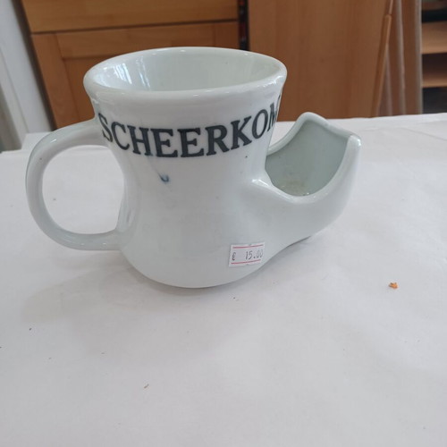Vintage porcelain shaving bowl like new, Dutch origin