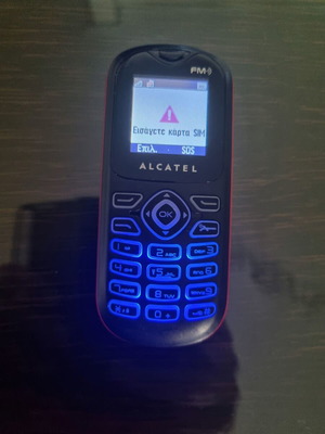 Alcatel One Touch OT-208 cell phone used, black