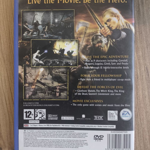 The Lord of the Rings The Return of the King PS2 game used