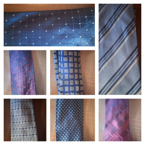 Tie collection 37 pieces new, various designs and colors