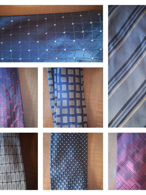 Tie collection 37 pieces new, various designs and colors