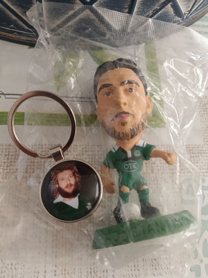 Michalis Konstantinou figure sealed with single-sided keychain gift