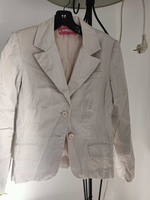 Women's jacket beige like new, size M