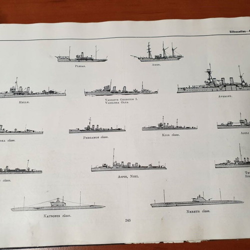 1939, Jane's Fighting Ships used book on World War II naval fleets