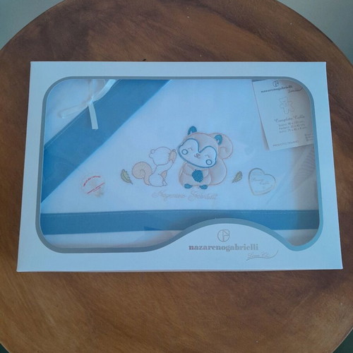 Nazareno Gabrielli baby bed sheets set new with pillowcase