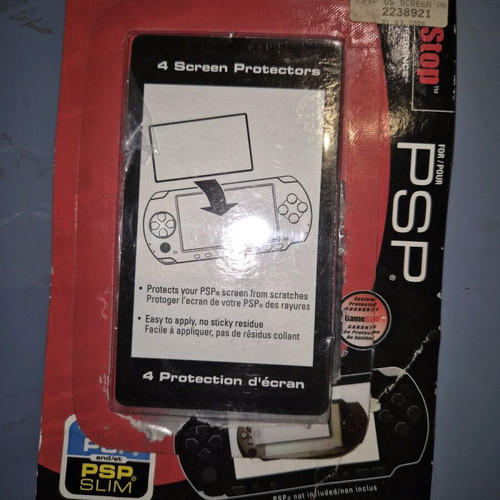 PSP screen protector like new, set of 4 pieces