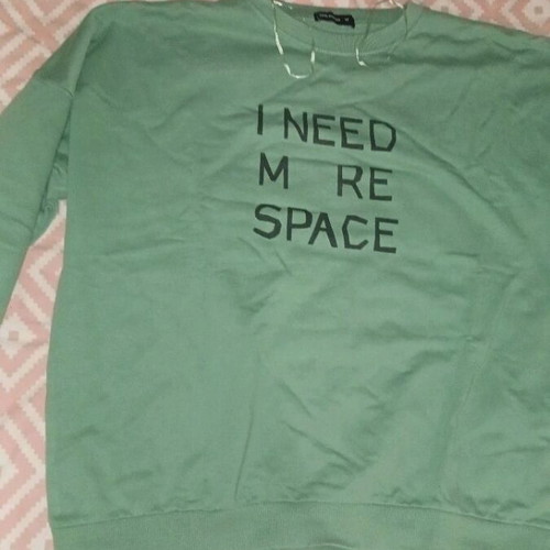 Pink Woman sweatshirt green size M used