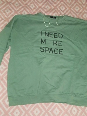 Pink Woman sweatshirt green size M used