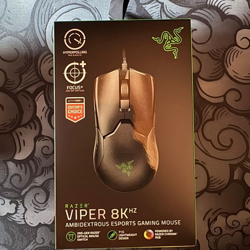 Razer Viper 8KHz Gaming Mouse brand new, factory sealed
